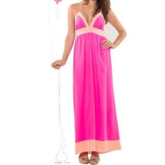 NWT Sail to Sable Hot Pink Maxi Dress - Picture 7 of 7